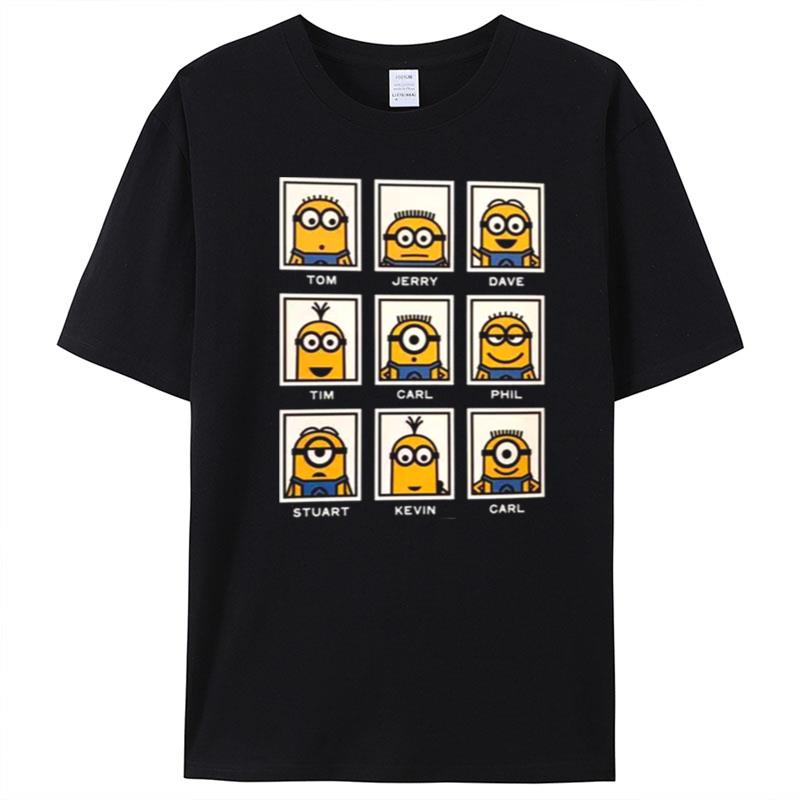Despicable Me Minions's Name Design T-Shirt Unisex
