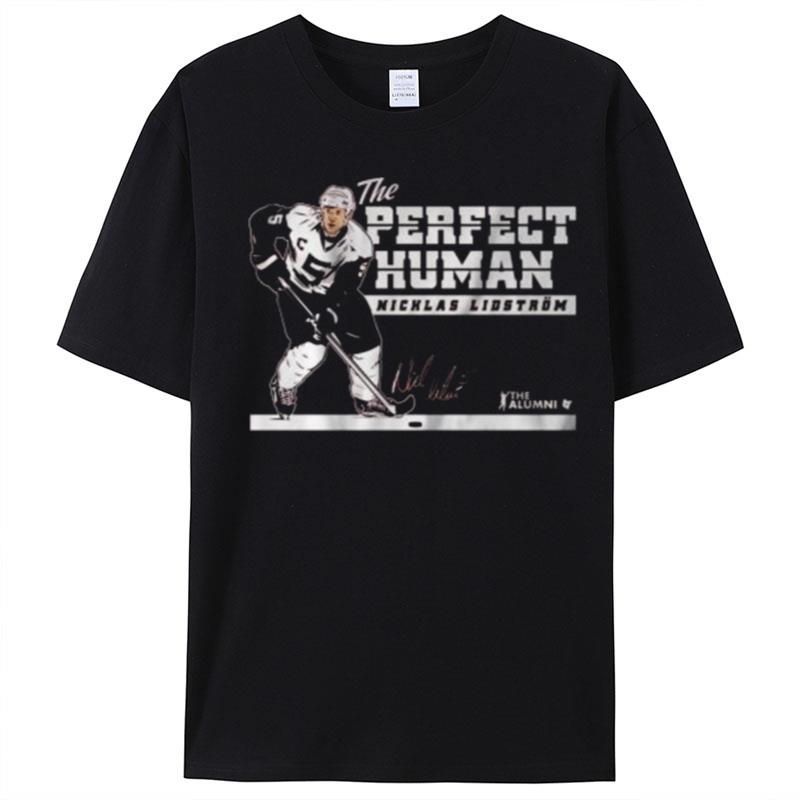 Detroit Red Wings Nicklas Lidström Perfect Human Signature T-Shirt Unisex