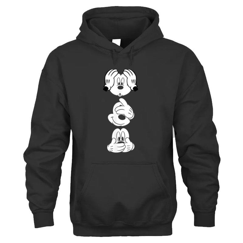 Disney Mickey Mouses Three Faces T-Shirt Unisex