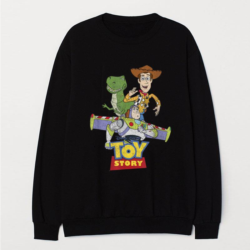 Disney Pixar Toy Story Classic Group Poster T-Shirt Unisex