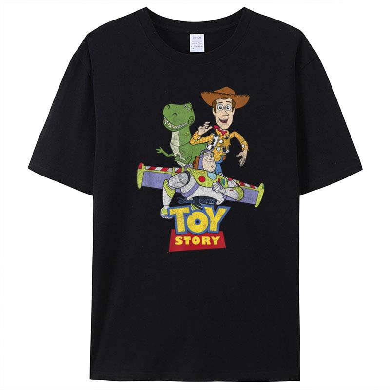 Disney Pixar Toy Story Classic Group Poster T-Shirt Unisex