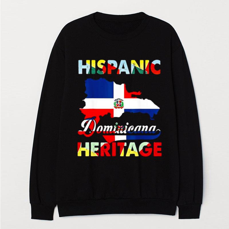 Dominican Republic Flag Hispanic Heritage Dominicana T-Shirt Unisex