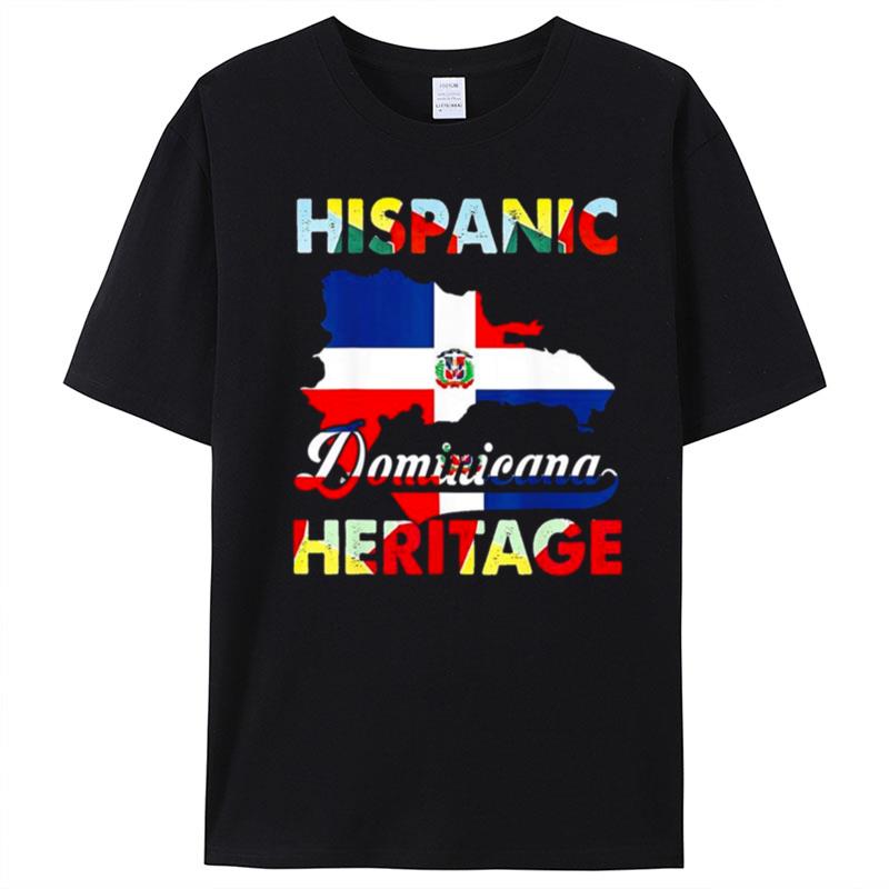 Dominican Republic Flag Hispanic Heritage Dominicana T-Shirt Unisex