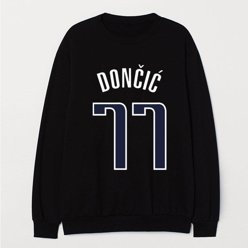 Doncic 77 Slovenian Basketball Player T-Shirt Unisex