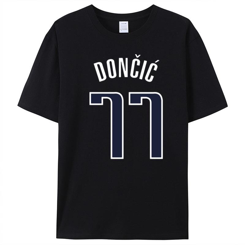 Doncic 77 Slovenian Basketball Player T-Shirt Unisex