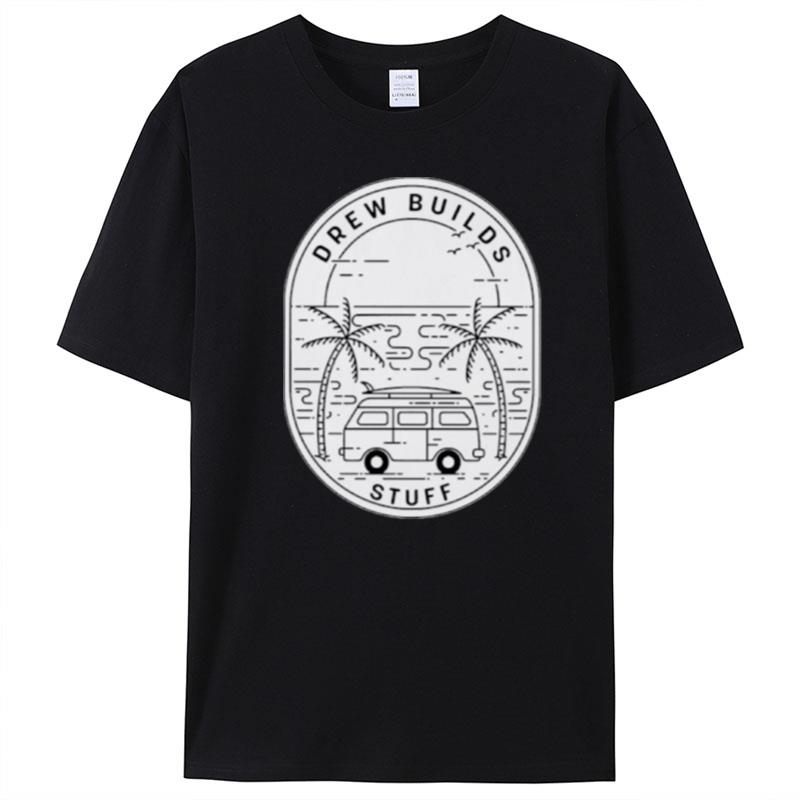 Drew Builds Stuff Van Camper T-Shirt Unisex