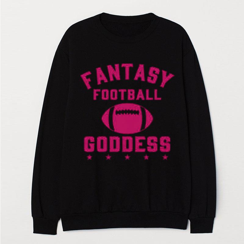 Fantasy Football Goddess Pink T-Shirt Unisex