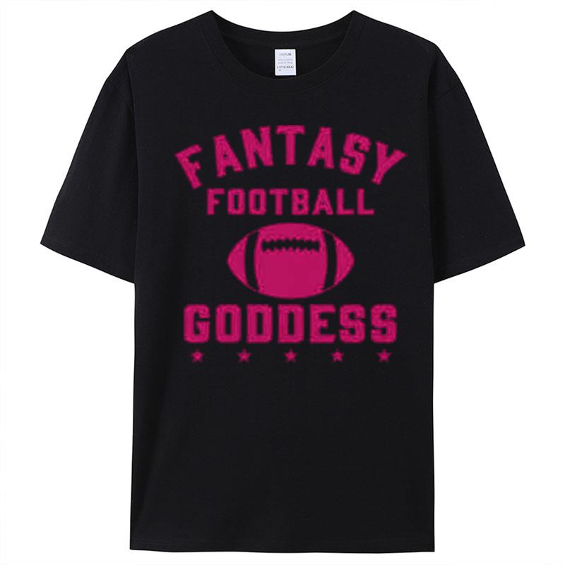 Fantasy Football Goddess Pink T-Shirt Unisex