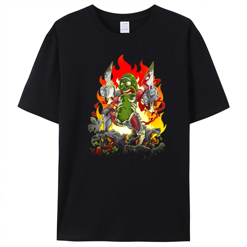 Fired Pickle Rick And Morty T-Shirt Unisex