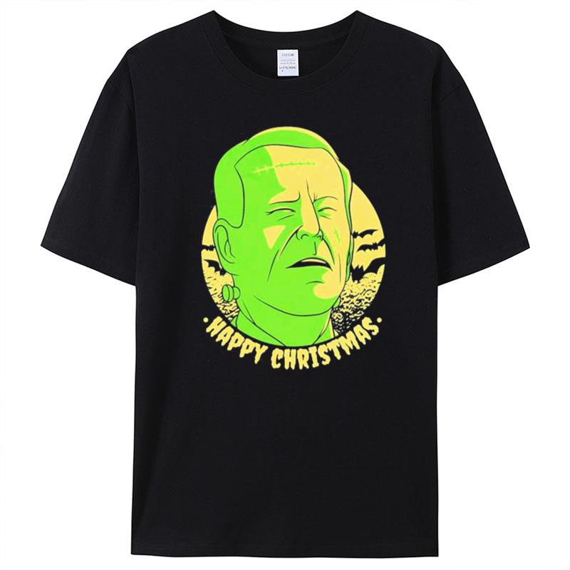 Frankenstein Biden Parody Happy Christmas T-Shirt Unisex