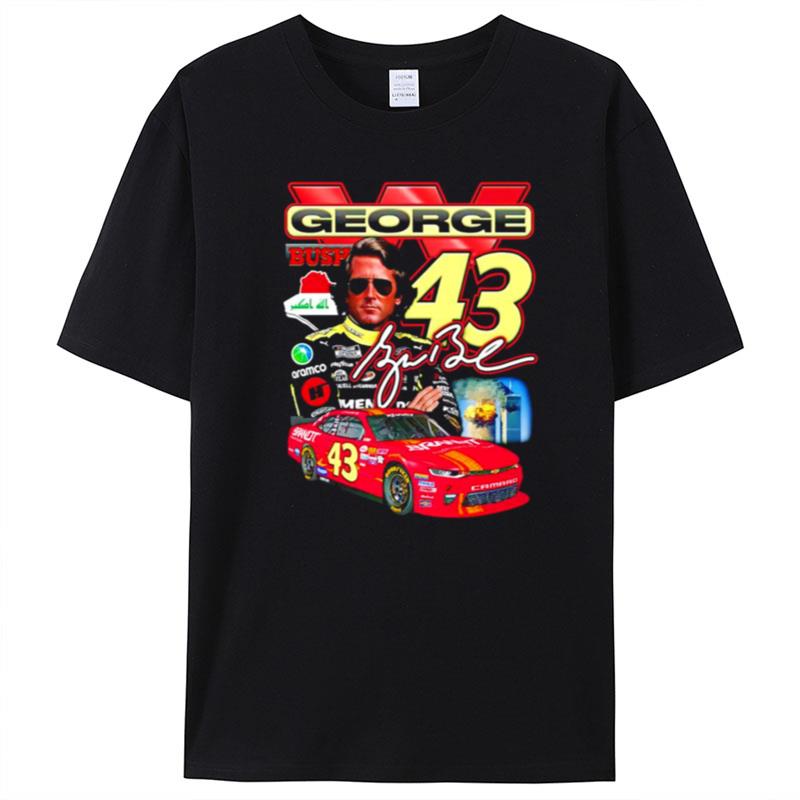 George W. Bush 43 Racing Signature T-Shirt Unisex