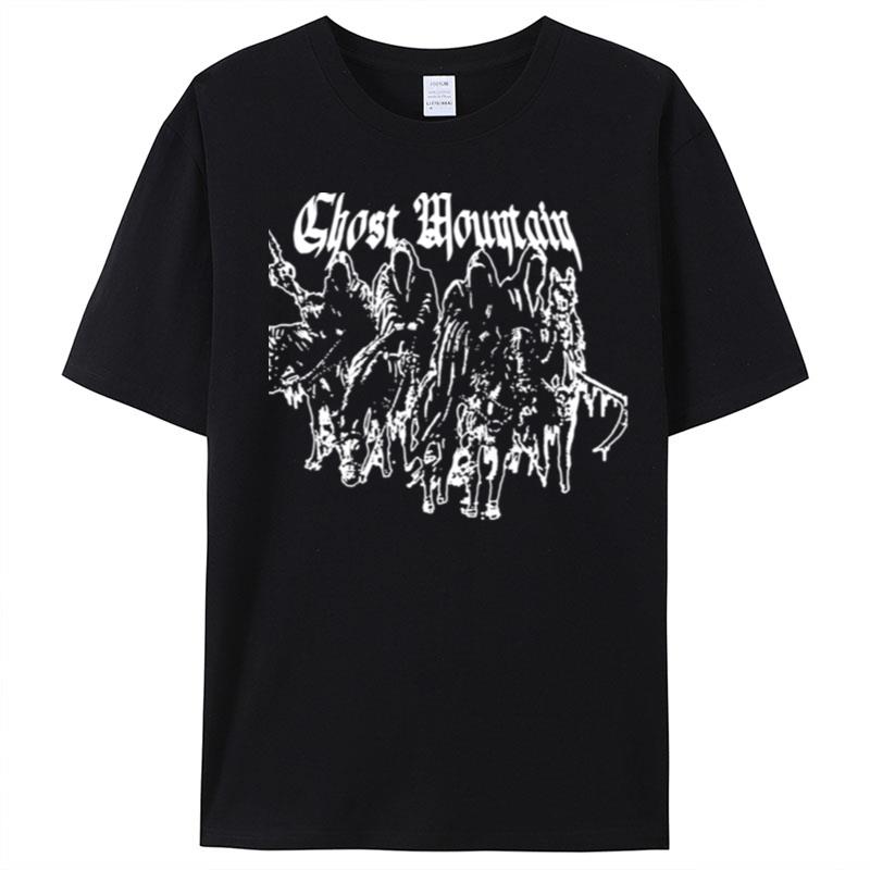 Ghost Mountain Halloween Creepy T-Shirt Unisex