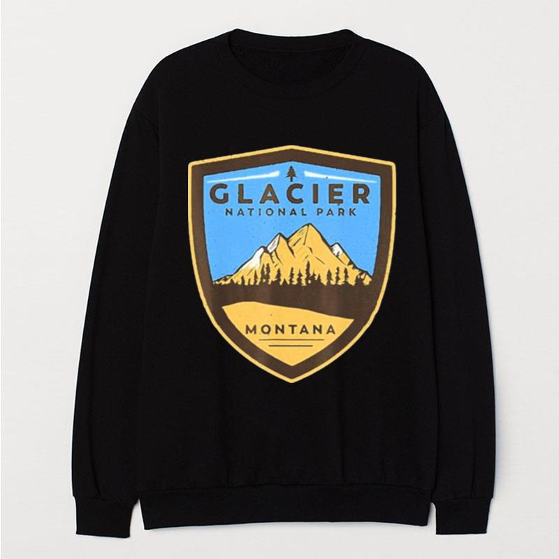 Glacier National Park Montana Hike Outdoors T-Shirt Unisex