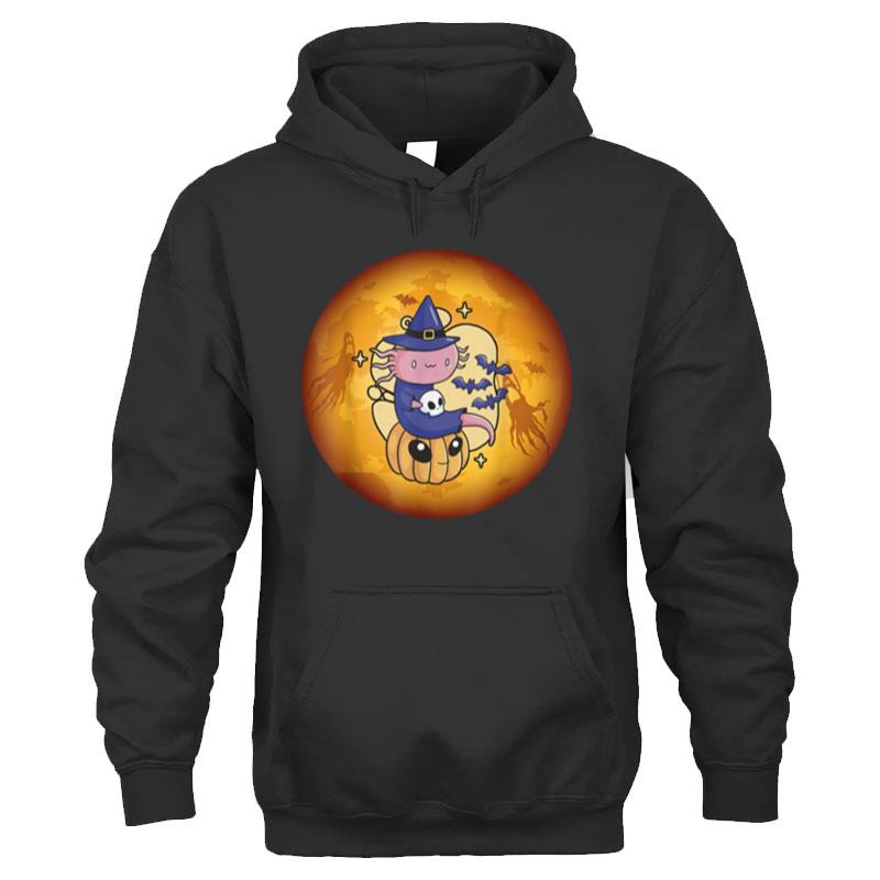 Halloween Axolotl T-Shirt Unisex
