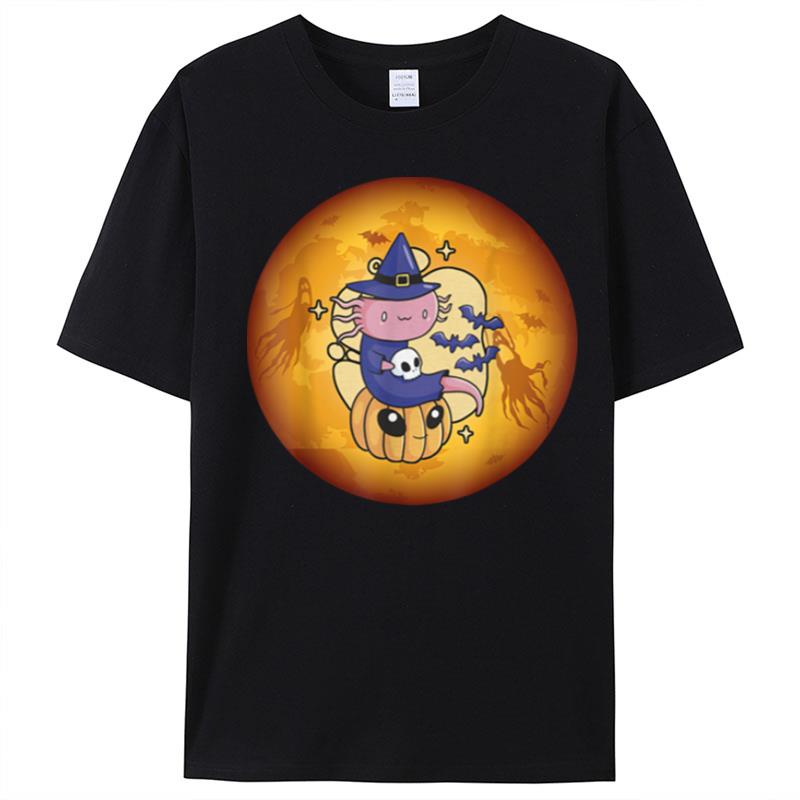 Halloween Axolotl T-Shirt Unisex