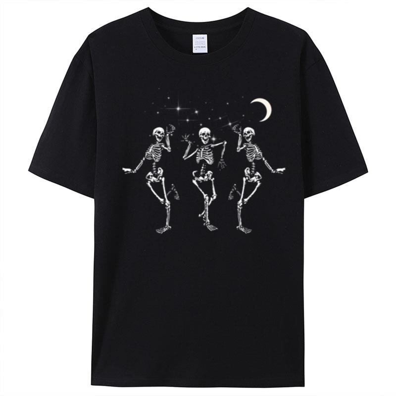 Halloween Dancing Skeleton T-Shirt Unisex