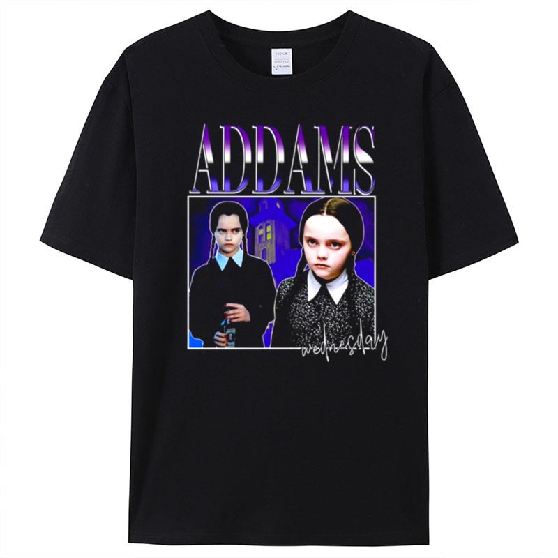 Halloween Wednesday Addams Rereo Vintage T-Shirt Unisex