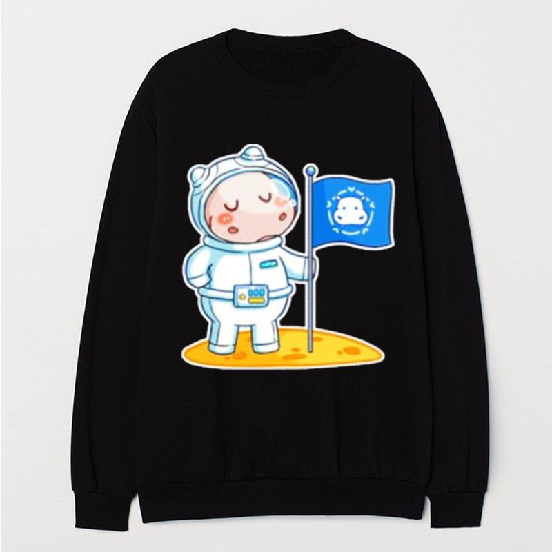 Hippo Astronau T-Shirt Unisex