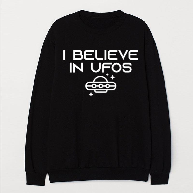 I Believe In Ufos Aliens Gift Idea Funny Rude Men's Ladys T-Shirt Unisex