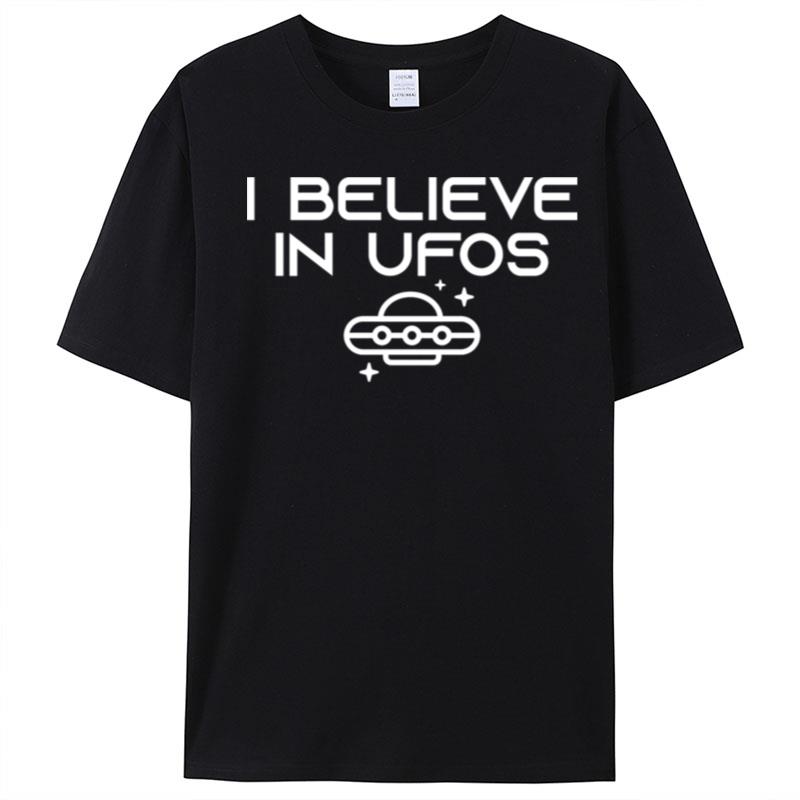 I Believe In Ufos Aliens Gift Idea Funny Rude Men's Ladys T-Shirt Unisex