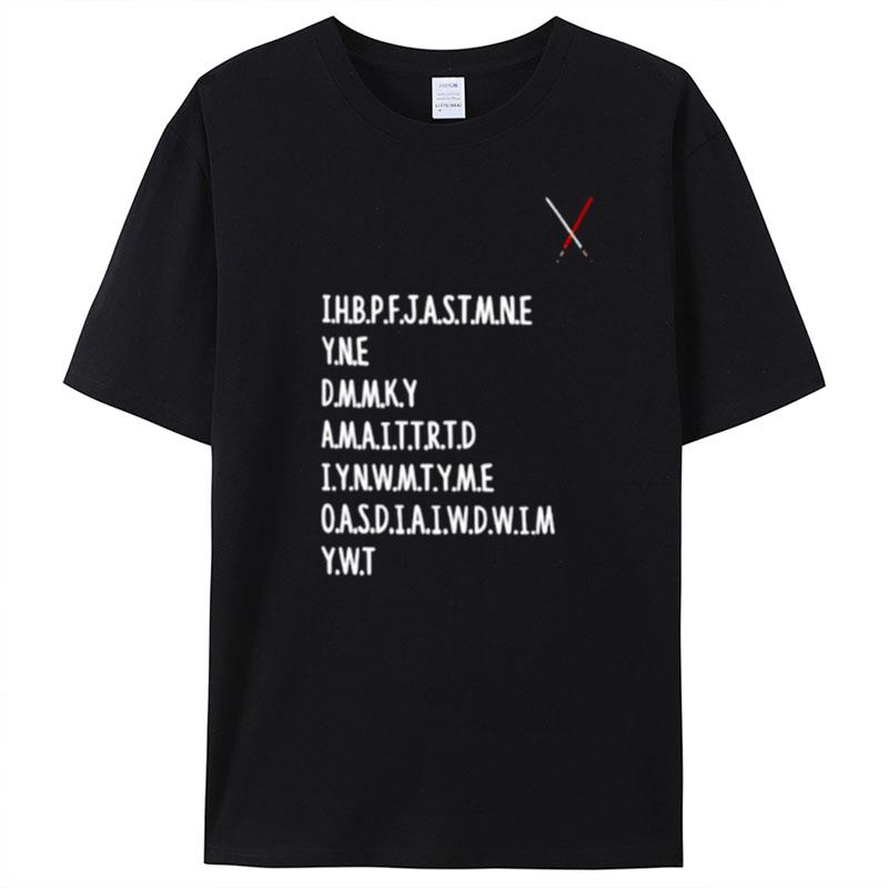 Ihbpfjastmne Yne Dmnky Amaittrtd Iynwmtyme Oasdiaiwdwim Yw T-Shirt Unisex