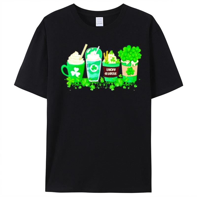 Irish Shamrock Coffee Cup St Patrick's Day T-Shirt Unisex