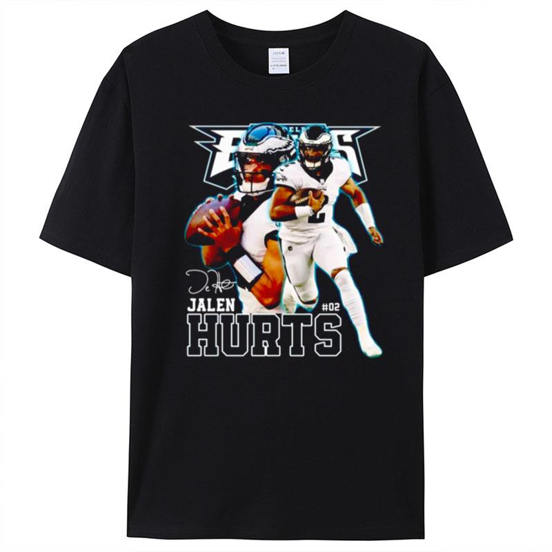 Jalen Hurts Football Signature Vintage Retro 80S 90S Style Perfect Gift For Football T-Shirt Unisex