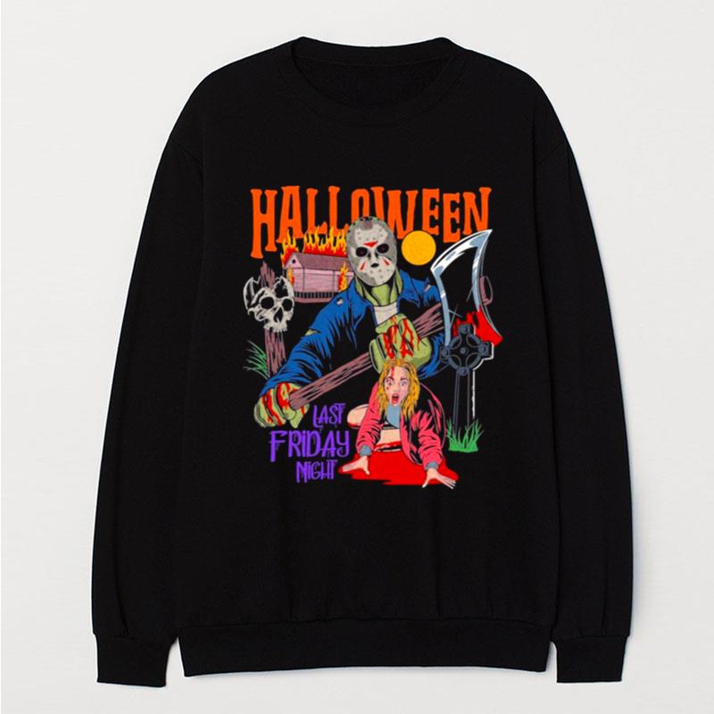 Jason Halloween Last Friday Night Artwork T-Shirt Unisex