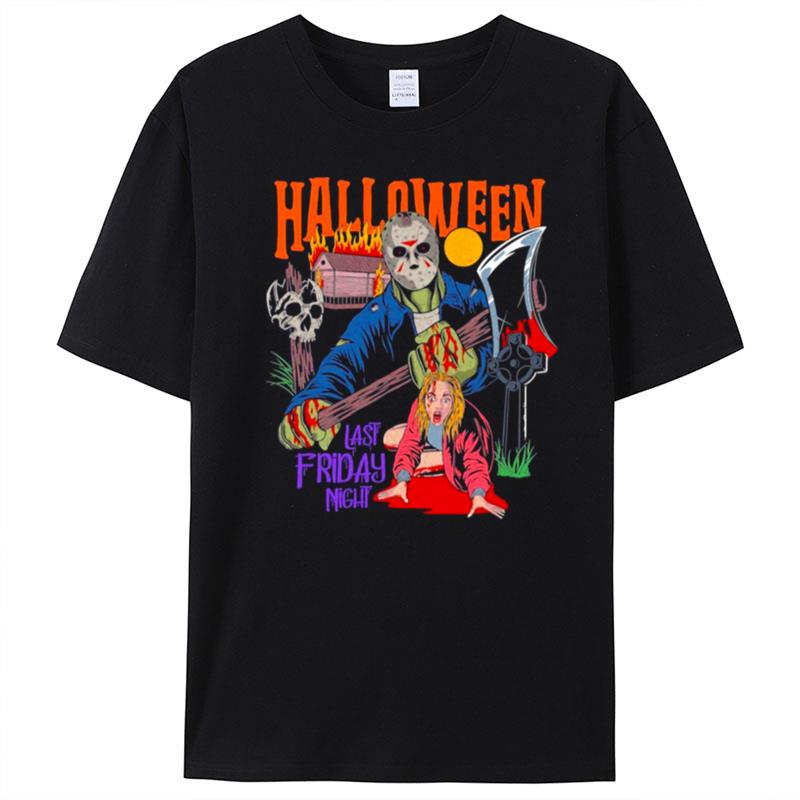 Jason Halloween Last Friday Night Artwork T-Shirt Unisex