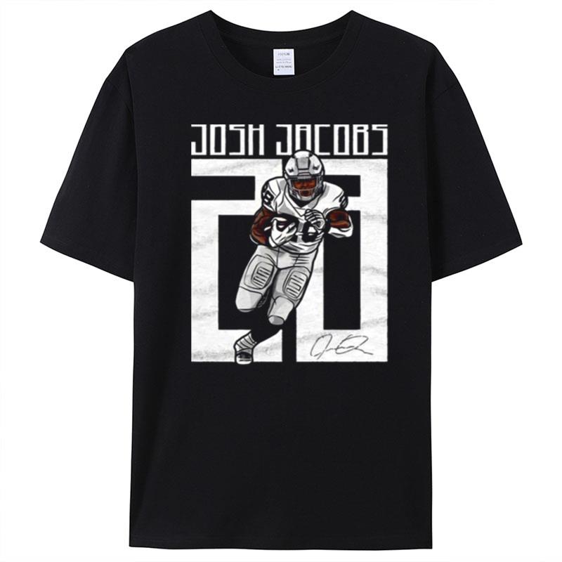 Josh Jacobs 28 For Las Vegas Raiders T-Shirt Unisex