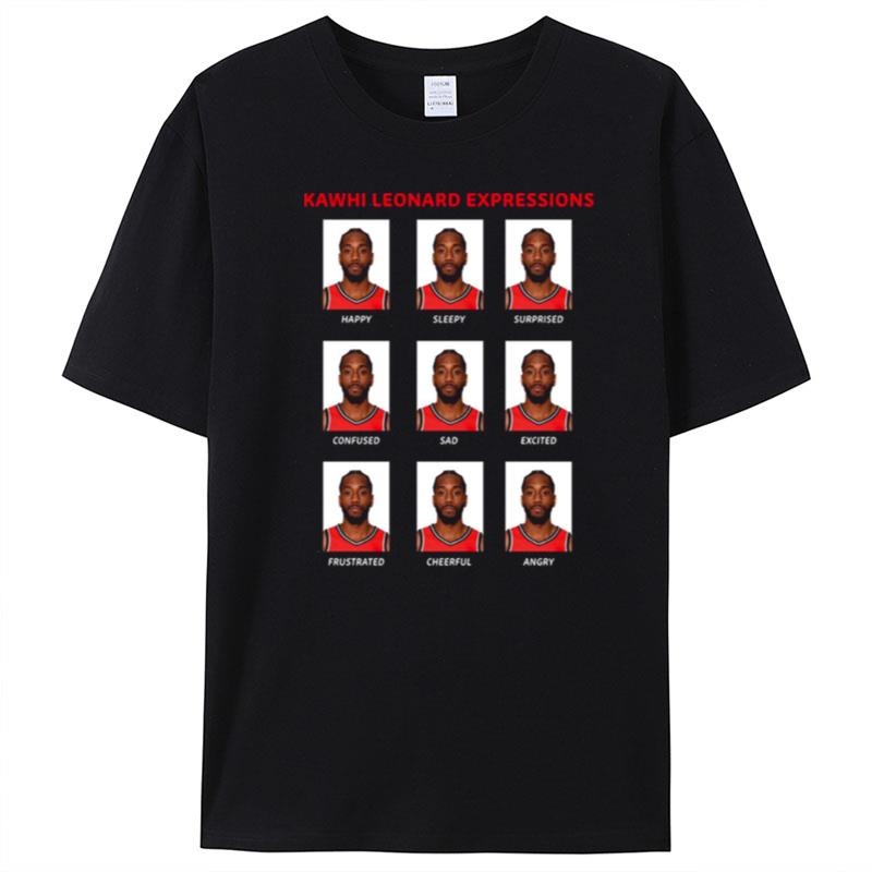 Kawhi Expressions Kawhi Leonard T-Shirt Unisex