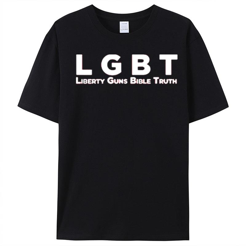 Lgbt Liberty Guns Bible Truth T-Shirt Unisex