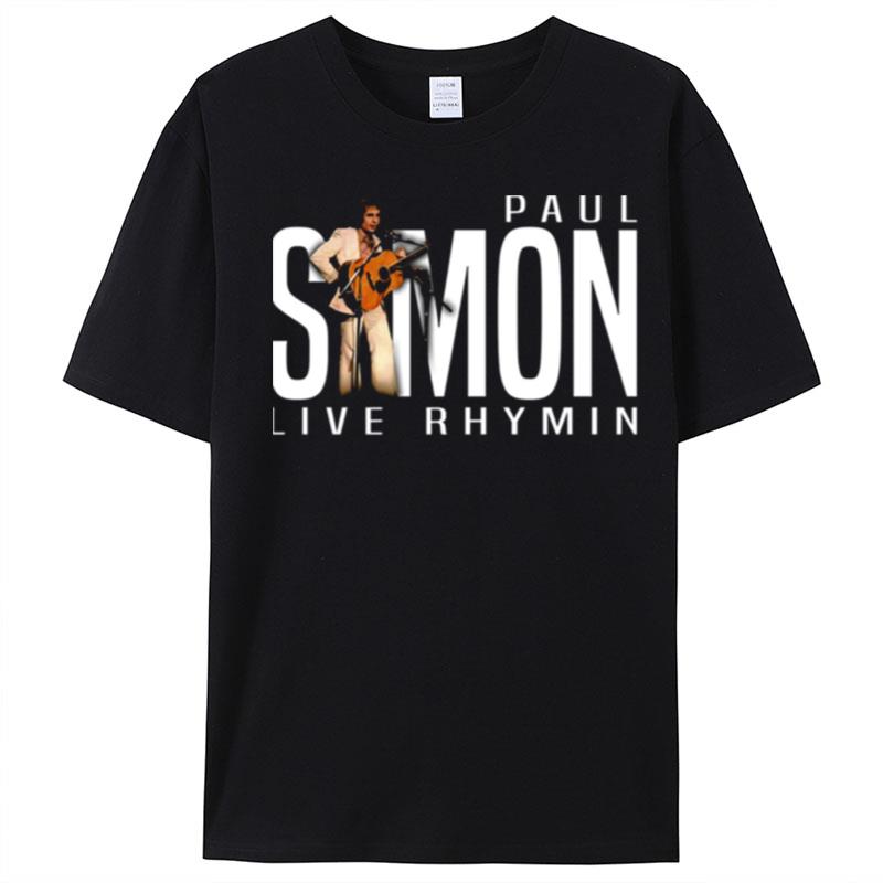 Live Rhymin Paul Simon Cute Graphic Gifts T-Shirt Unisex