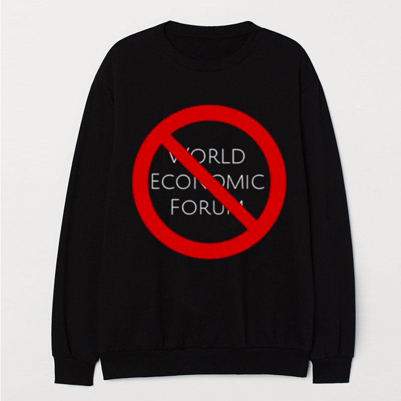 Liz Churchill No To World Economic Forum T-Shirt Unisex