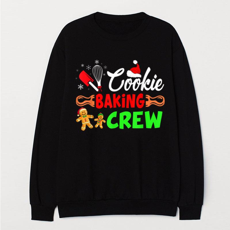 Merry Christmas Cookie Baking Crew Funny Baking Baker Xmas T-Shirt Unisex