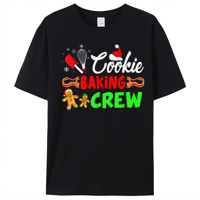 Merry Christmas Cookie Baking Crew Funny Baking Baker Xmas T-Shirt Unisex