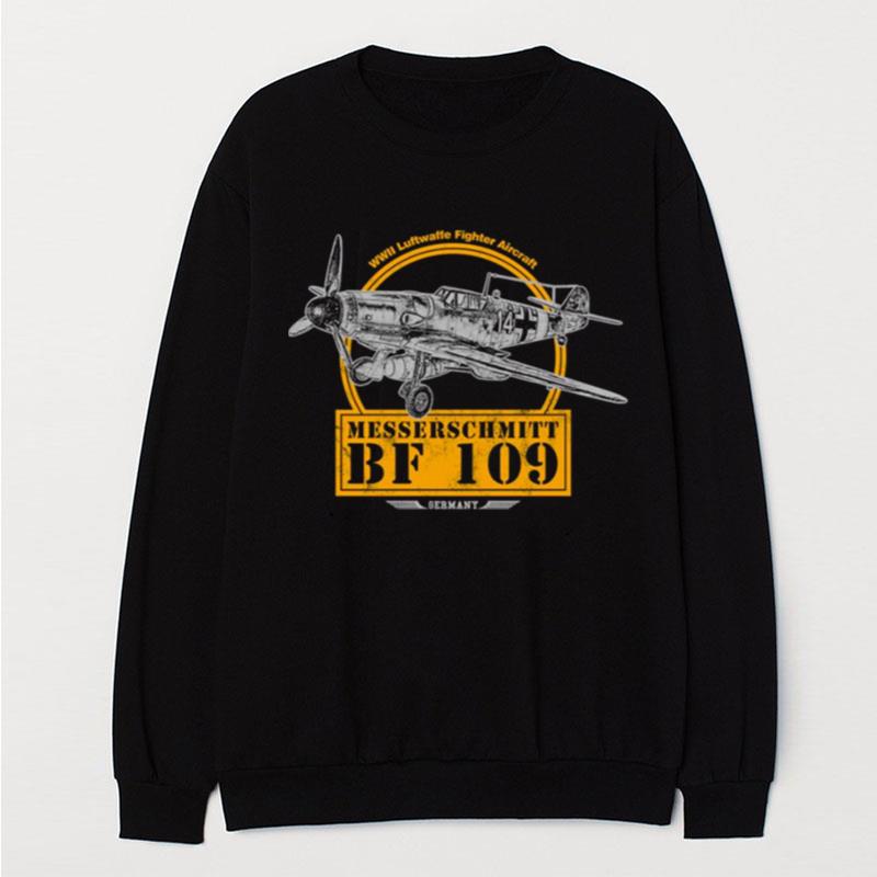 Messerschmitt Bf 109 Ww2 Fighter Aircraf T-Shirt Unisex