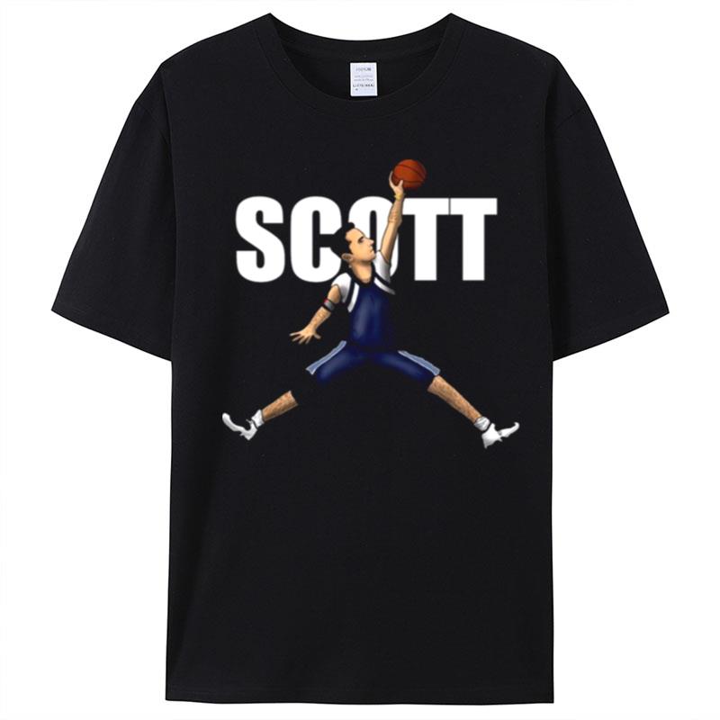 Michael Scott Basketball Air Jordan Logo Inspired T-Shirt Unisex