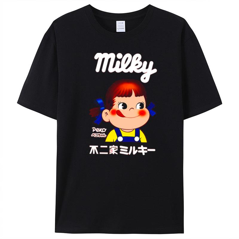 Milky Peko Chan Kanji T-Shirt Unisex