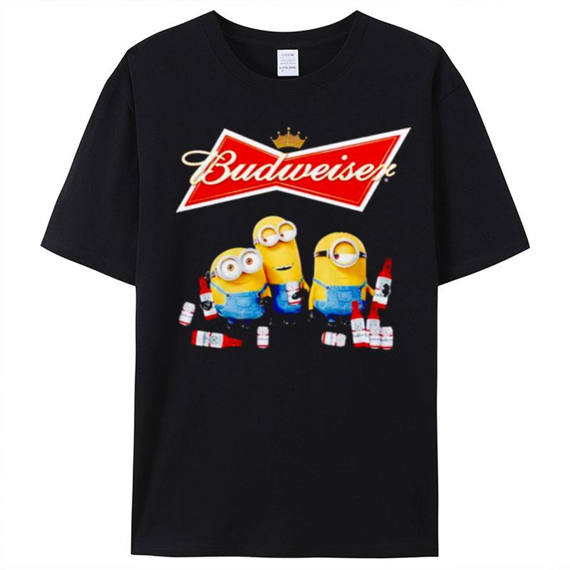 Minions Drink Beer Budweiser T-Shirt Unisex