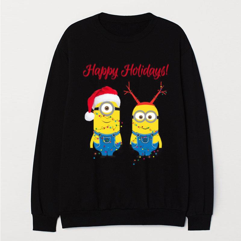 Minnions Happy Holidays T-Shirt Unisex