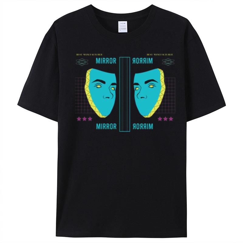 Mirror Aesthetic Design Black Mirror T-Shirt Unisex