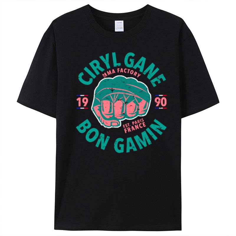 Mma Factory Ciryl Gane Bon Gamin Distressed Style T-Shirt Unisex