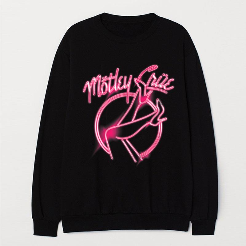 Mötley Crüe Girls Girls Girls Pink Neon Heels T-Shirt Unisex