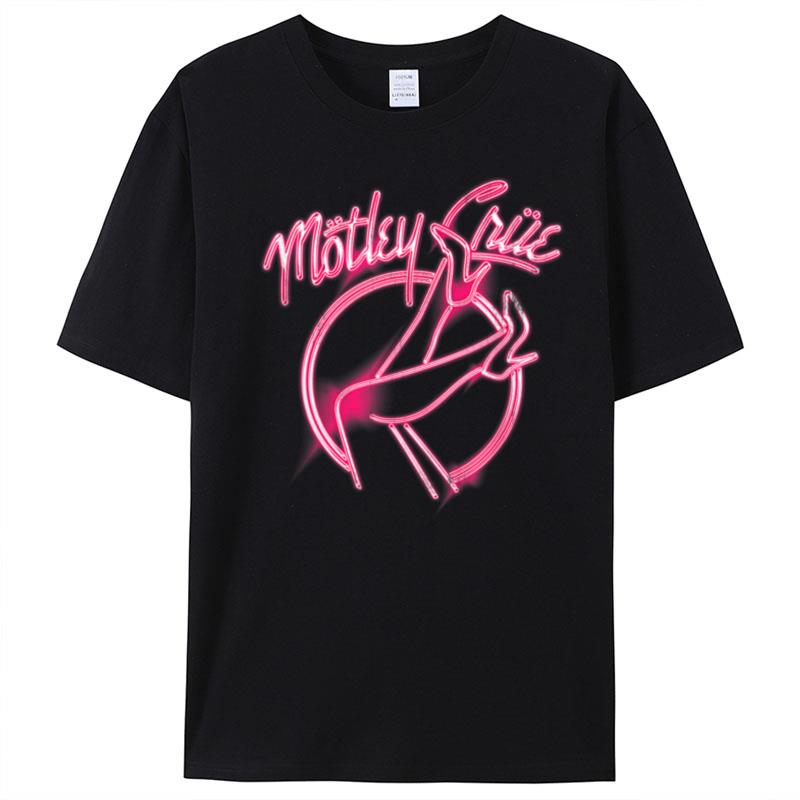 Mötley Crüe Girls Girls Girls Pink Neon Heels T-Shirt Unisex