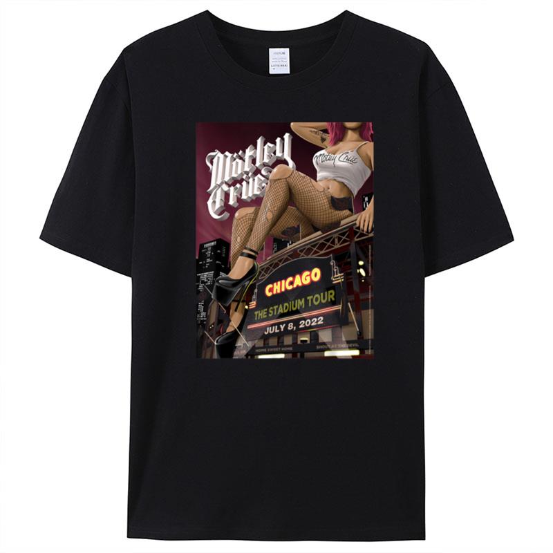 Mötley Crüe The Stadium Tour Chicago T-Shirt Unisex