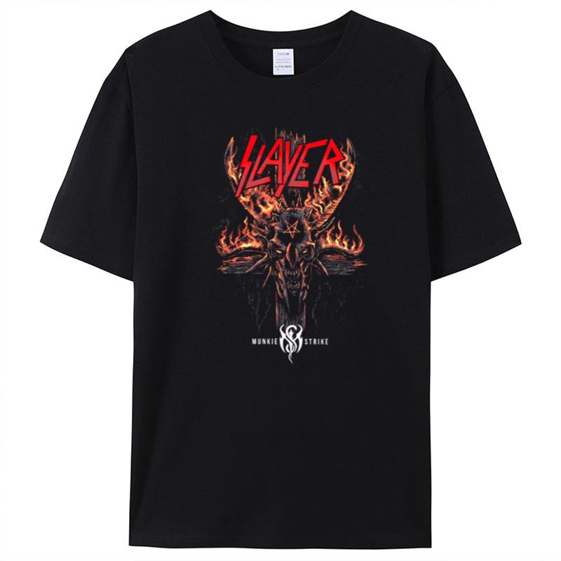 Munkie Strike Symbol Iconic Slayer Band T-Shirt Unisex