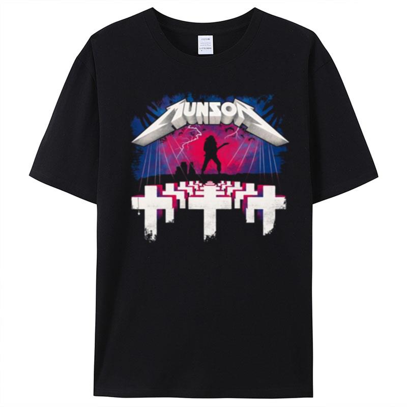 Munson Rock Metal Stranger Things Artwork T-Shirt Unisex