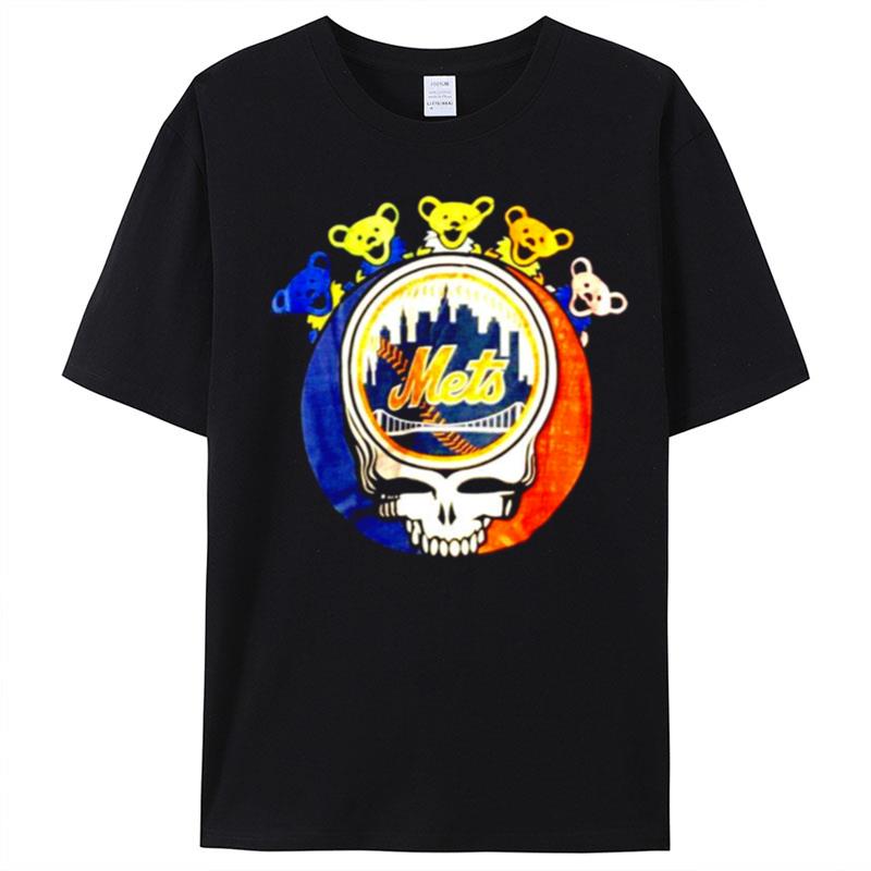 New York Grateful Dead Grateful Bear Mets T-Shirt Unisex