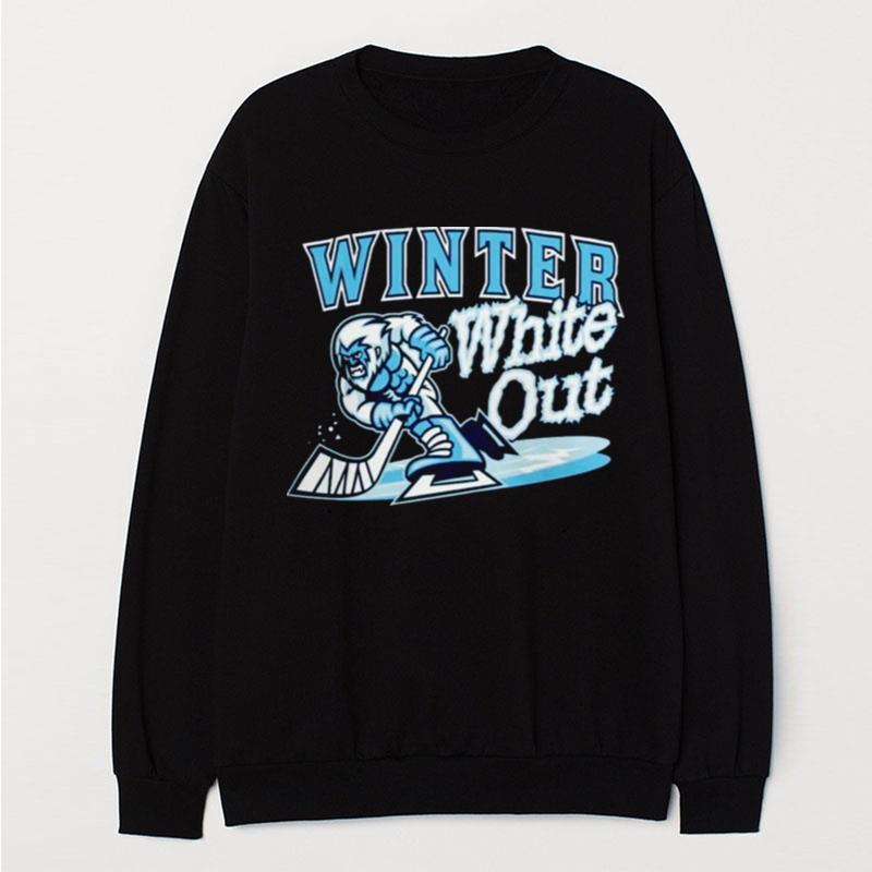 Nhl Winter Whiteout Defender Hockey T-Shirt Unisex